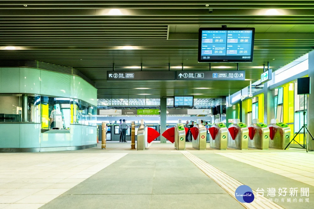 「桃園捷運綠線G13南竹中正北站」內部設計。


” style=”width:100%; height:auto; display: black;”/></p>
<figcaption id=
