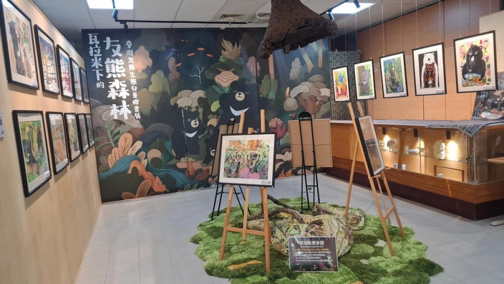 兒童繪畫展覽。（圖/玉管處提供）