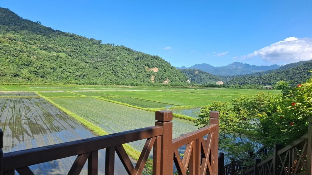 玉山腳下的第一畝田。（圖/玉管處提供）