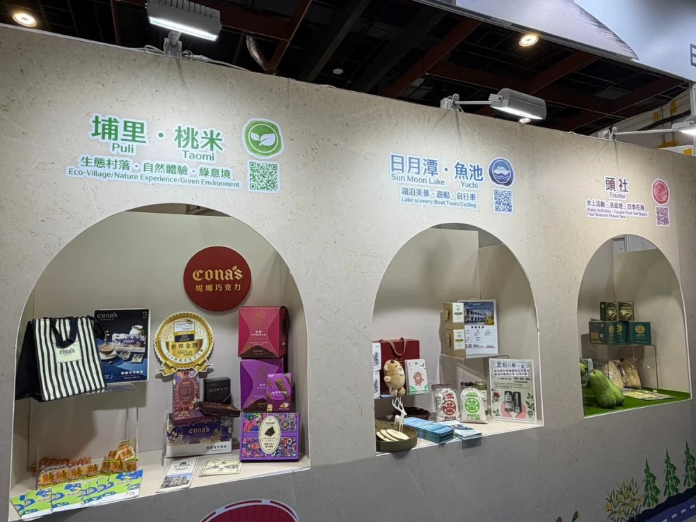 各軸線特色,周邊聚落與在地食宿。(日管處提供)
