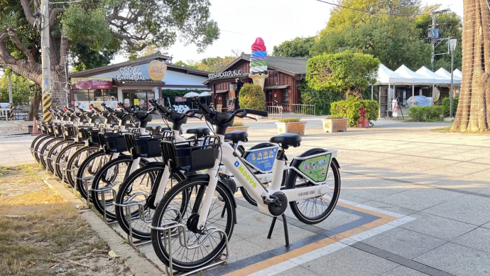 彰化MOOVO再增13站，公共自行車服務擴及202站。圖／彰化縣政府提供