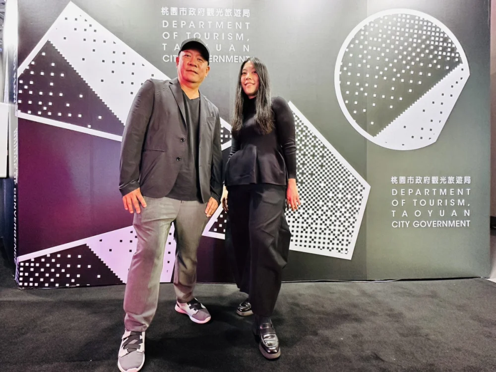 葛萊美獎父女檔蕭青陽與蕭君恬首度為台灣設計展聯手共創與策展。